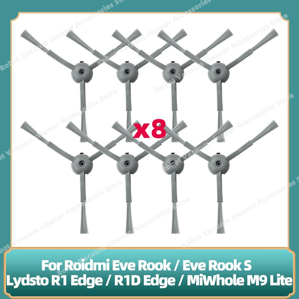 Compatible For Lydsto R1 Edge / R1D Edge / Roidmi Eve Rook / Eve Rook S / MiWhole M9 Lite Parts Side Brush Hepa Filter Mop Cloth