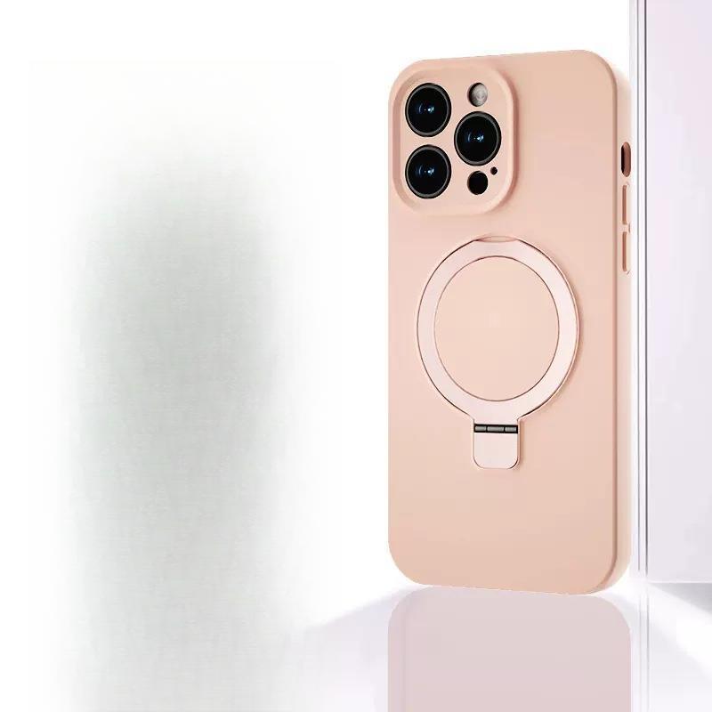 Liquid Silicone Rubber Is Suitable for IPhone15 Wireless Magnetization, Phone Case, and Apple 14Pro Pivot Stand Protective Cover