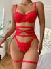 Lace Sexy Lingerie Transparent  Porno Lace Erotic Underwear Sexy Bra Set And Garter Lingerie Sexy  Erotic Sleepwear