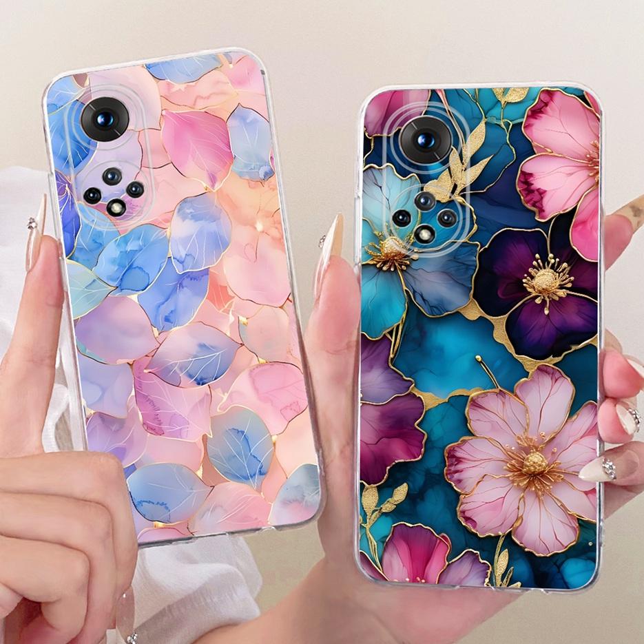 Für Honor 50 Pro Hülle RNA-AN00 Niedlicher Löwe Mode Bemalte Abdeckung Weiche Silikon Handyhülle Für Honor 50 Honor50 Pro Rückseite Taschen