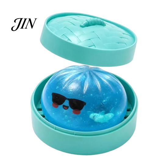 Dumpling Squeeze Toy Halloween Stress Relief Toy, Pumpkin Ghost Steamed Bun Anxiety Sensory Ball Fidget Party Favors Calming
