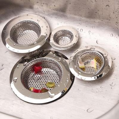 1/3 Stück Küchenspülenfilter Edelstahl Maschenspülen Siebfilter Badezimmer Spülen Sieb Abflusslochfilter Falle Abfallsieb