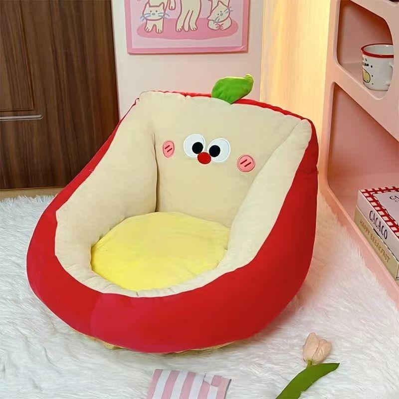 Lazy Sofa Floor Cushion with Backrest: Integrated Bedroom Tatami, Bay Window, Children's Reading, Soft Futon.