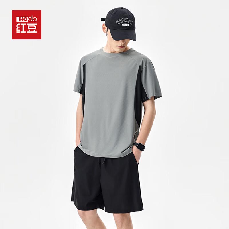 

Hodo Men s Summer T-shirt & Shorts Two-Piece Set M