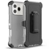 Heavy Duty Hybrid 3IN1 Ott Defender Case For iPhone 17 16 15 14 Plus 13 12 Pro Max Air 17e 16e Shockproof PC Cover With Clip