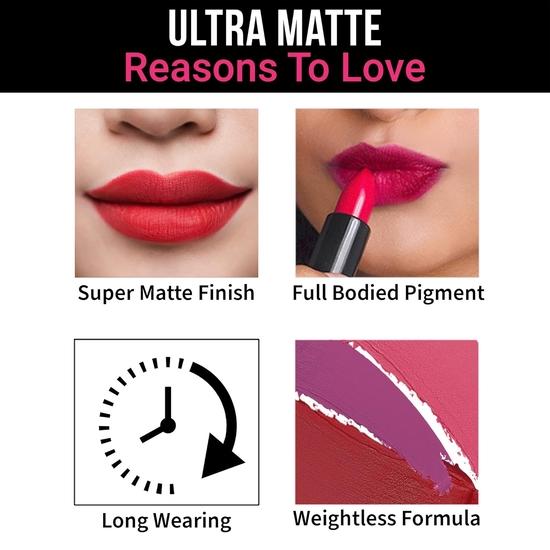 Nykaa Ultra Matte Lipstick Helen-01