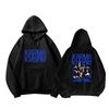 Stray Kids Karma Hoodie Fleece Lined Black Pullover Sweatshirt Kpop 4th Album Graphic Print Casual Streetwear Winter Warm Unisex Hooded Top