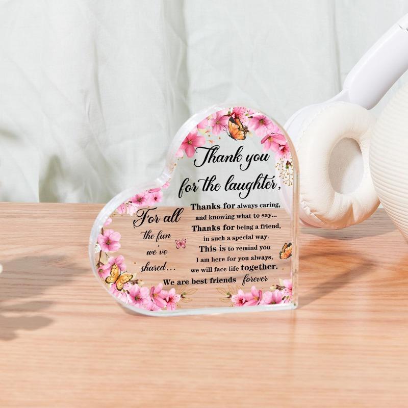 Thank You Gifts for Women Best Friends Forever Plaque for Her Birthday PresentsFestival Statue Decorations