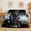 Game Metal Gear Solid Cartoon Soft Flannel Throw Blanket,Warm Cozy Blanket for Bed,Couch,Sofa,Bedroom,Living Room,Travel,Picnic