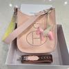 Genuine Leather Evelyn Crossbody Tote - Women's Cowhide Bag with Wide Shoulder Strap