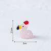 50Pcs Luminous Flamingo Ornaments Micro Landscape Christmas Diy Resin Garden Decoration Outdoor Lawn Yard Garden Accessories
