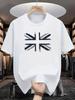 Summer 100 Pure Cotton Unisexs Casual Loose Fashion Trend Brand Printed Comfortable Sports Short Sleeved Round Neck Tshirt Top
