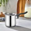 Yousheng Coffee Pot Stainless Steel Milk Warmer with Cool Handle Small Saucepan for Butter Melting And Sauces Portable Espresso Maker for Home