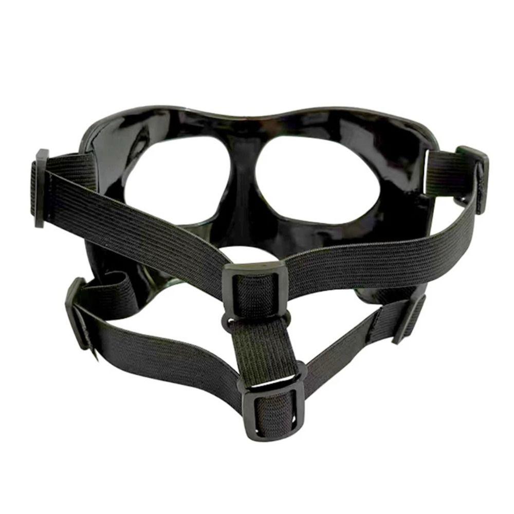 Adjustable Basketball Face Mask Elastic Strap Face Guard Durable Nose Protector  Game Collision
