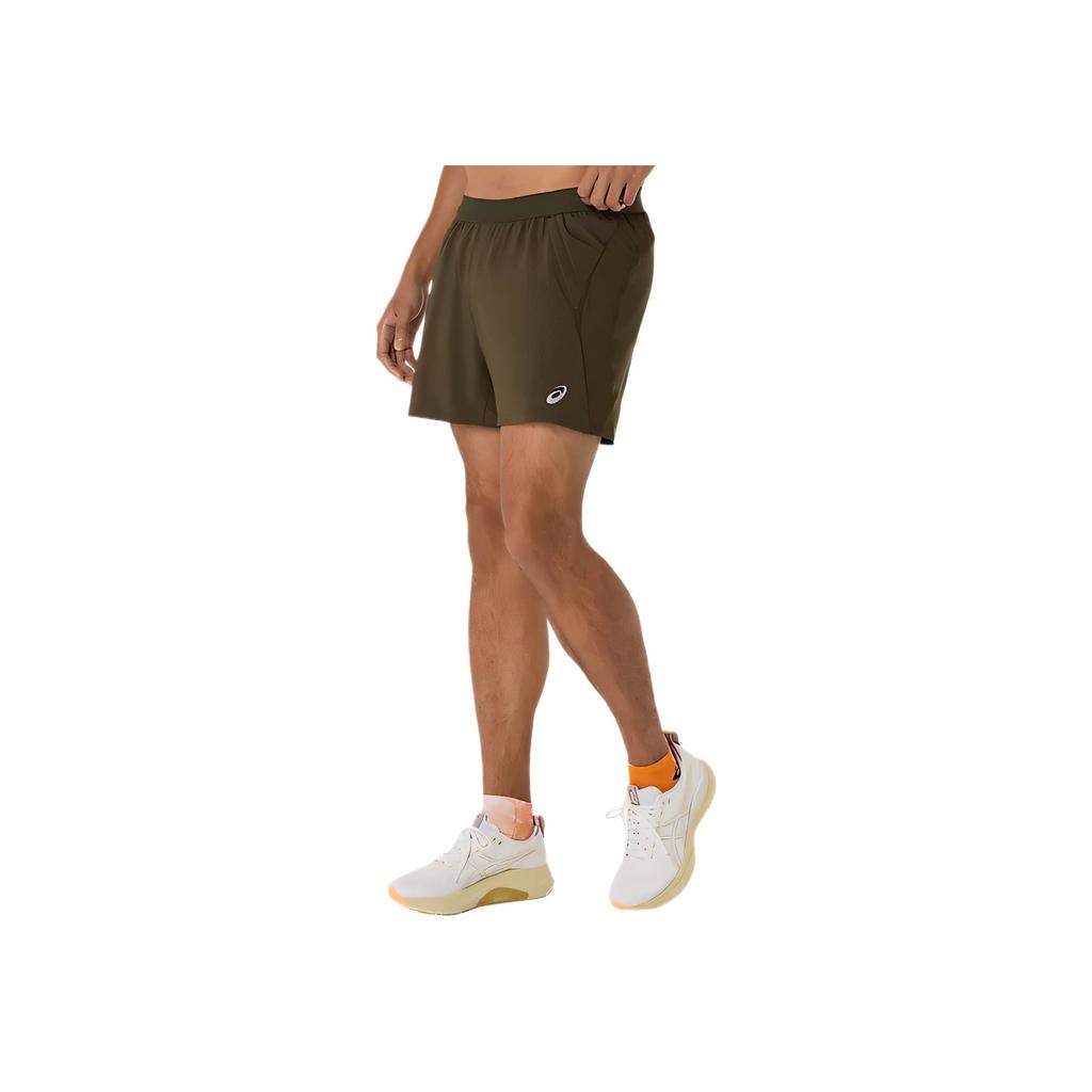Asics Road Actibreeze Comfortable Fashionable Simple Versatile Sports Shorts Men Shorts 2011D247-200