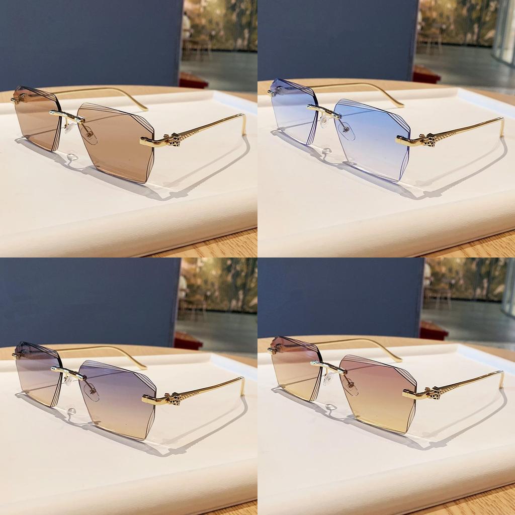 Square Metal Sunglasses With Pc Lenses For Fashion And Travel