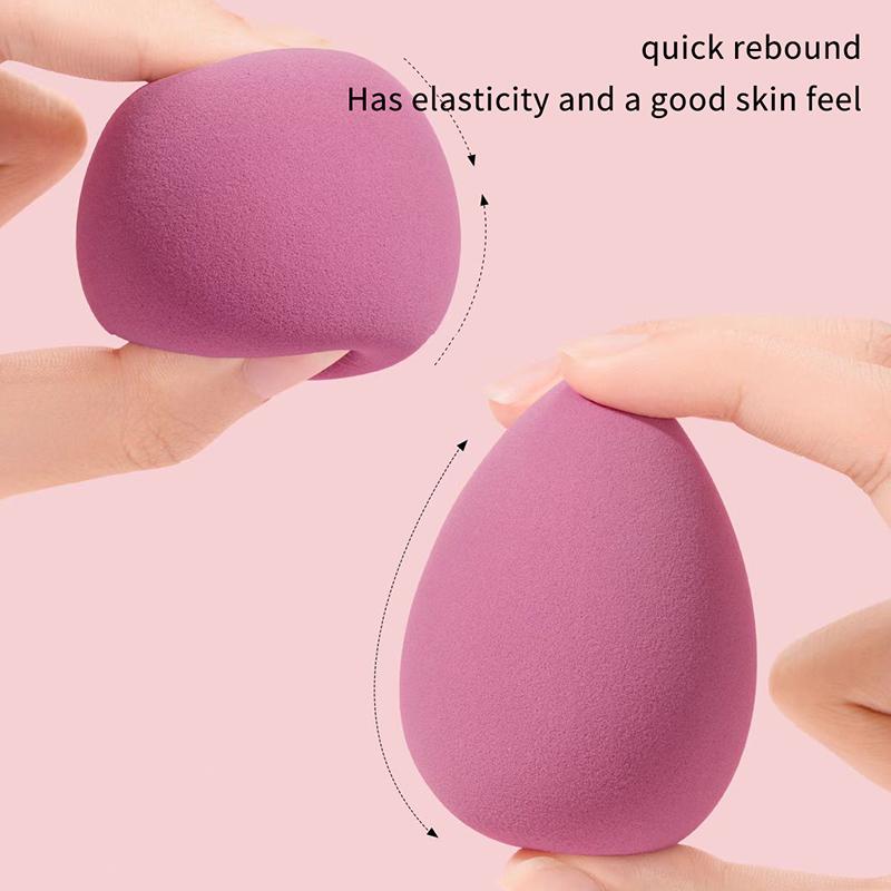 4 Pièces Éponge Maquillage Œuf Houppette Cosmétique Éponges Fond de Teint Houppettes Poudre Accessoires Maquillage Femmes Outils Beauté