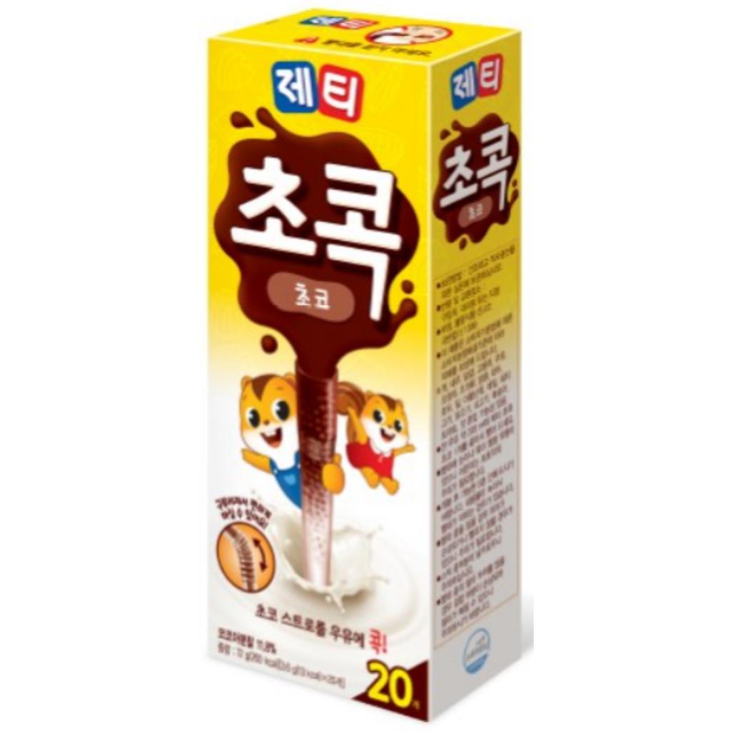 

[Джетти] Шоколадная соломка с шоколадным вкусом, клубничным вкусом 20 шт Choco