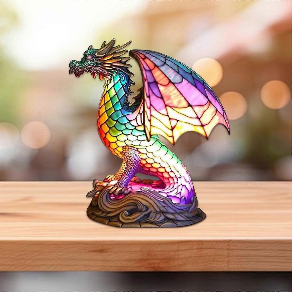 Lampa Smok 15cm Zwierzęca Lampa Stołowa Seria Lamp Prezenty dla Dziecka Dorosłego