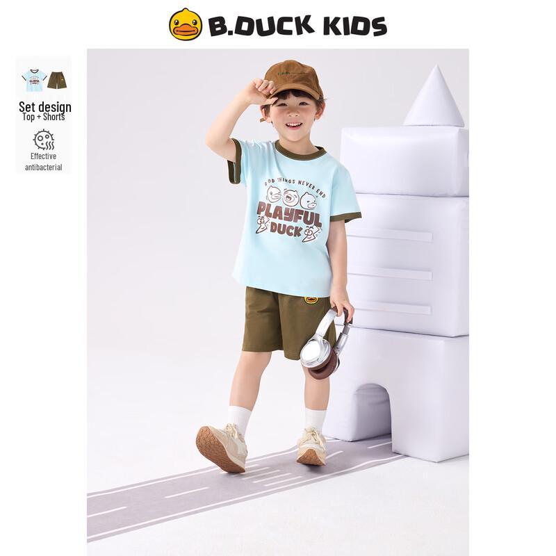 B.Duck Jungen Kurzarm-T-Shirt & Shorts Set
