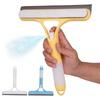 3‑in‑1 Window Cleaning Tool, Spray‑Type Glass Squeegee, Multi‑Purpose Household Cleaning Wiper for Mirror, Shower and Car Window