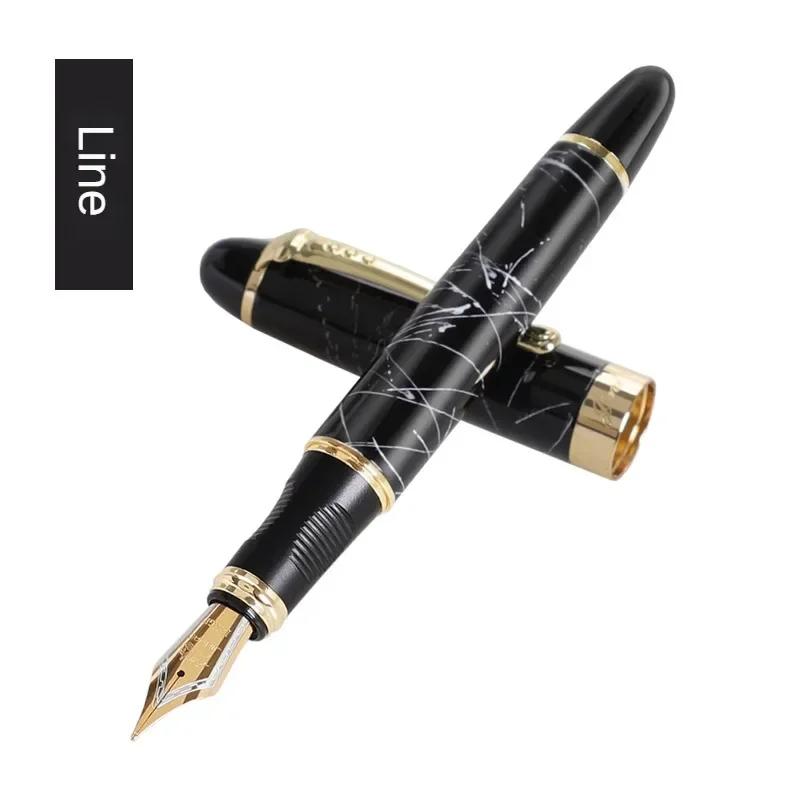Jinhao X450 Fountain Pen Iraurita Nib Full Metal Golden Clip Luxury Pens Student Gift Stationery Office School Supplies
