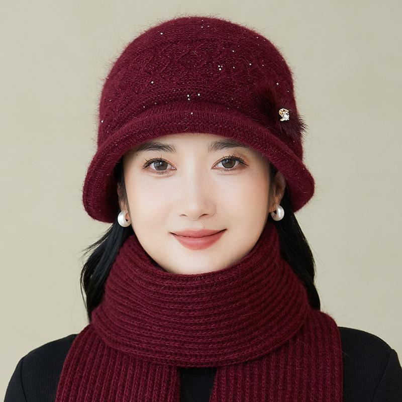 Women's Cozy Knitted Winter Beanie Hat, Korean Style Thick Warm Knit Cap, Adjustable Closure, Lightweight, Fits Well