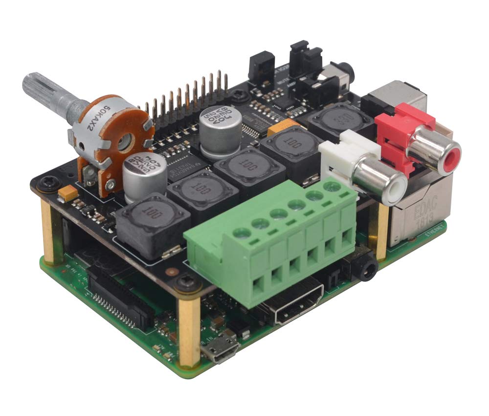 WINGONEER X400 V3.0 Audio Expansion Board Sound Card with Class D | Jtogo.jp Music Player for Raspberry Pi 3 Model B+, 3 Model A+, 3B, 2B, B+