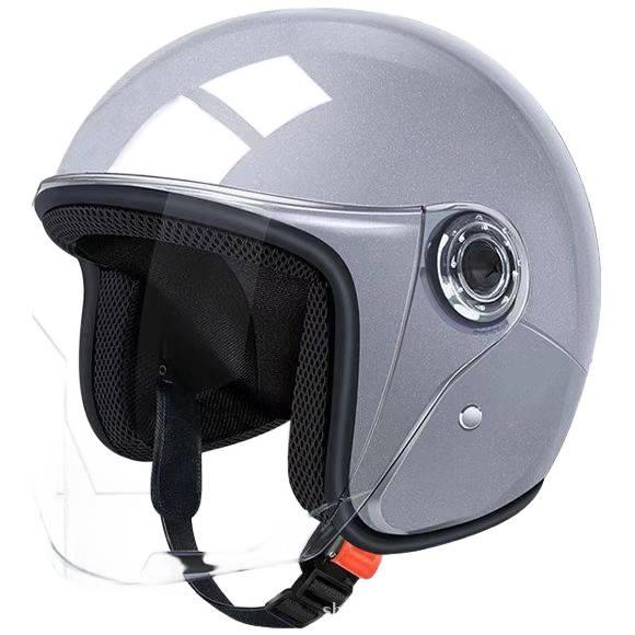 All-Season GB Certified Electric Bicycle Helmet: Half Helmet for Motorcycle Safety with Winter Protection for Men and Women