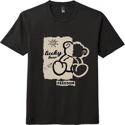 T-shirt Unisex Grafica Lucky Bear Freedom