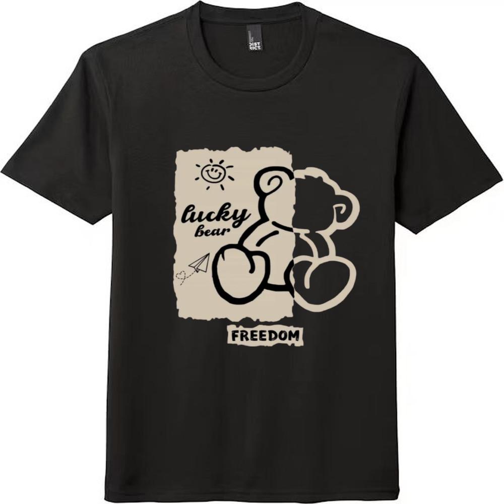 

Lucky Bear Freedom Graphic Unisex Tee 4XL