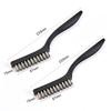 2pcs Wire Brushes Copper Brush Cleaning Accessories Stainless Steel Copper Wire Brushes for Metal Rust Scrub Removal Cleaning