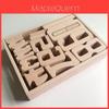 Jeu de 32 Blocs de Construction Numériques en Bois Jouets d'Éducation Précoce Pour l'Apprentissage Précoce des Mathématiques