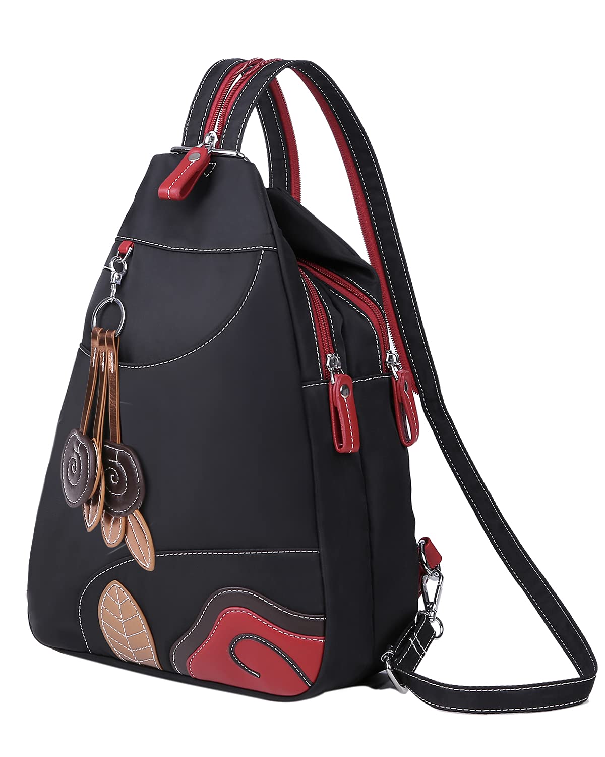 

Body Crossbody Waterproof [KELU] Rucksack, Women s Backpack, Bag, Bag, Lightweight, Nylon, (Black) чорний