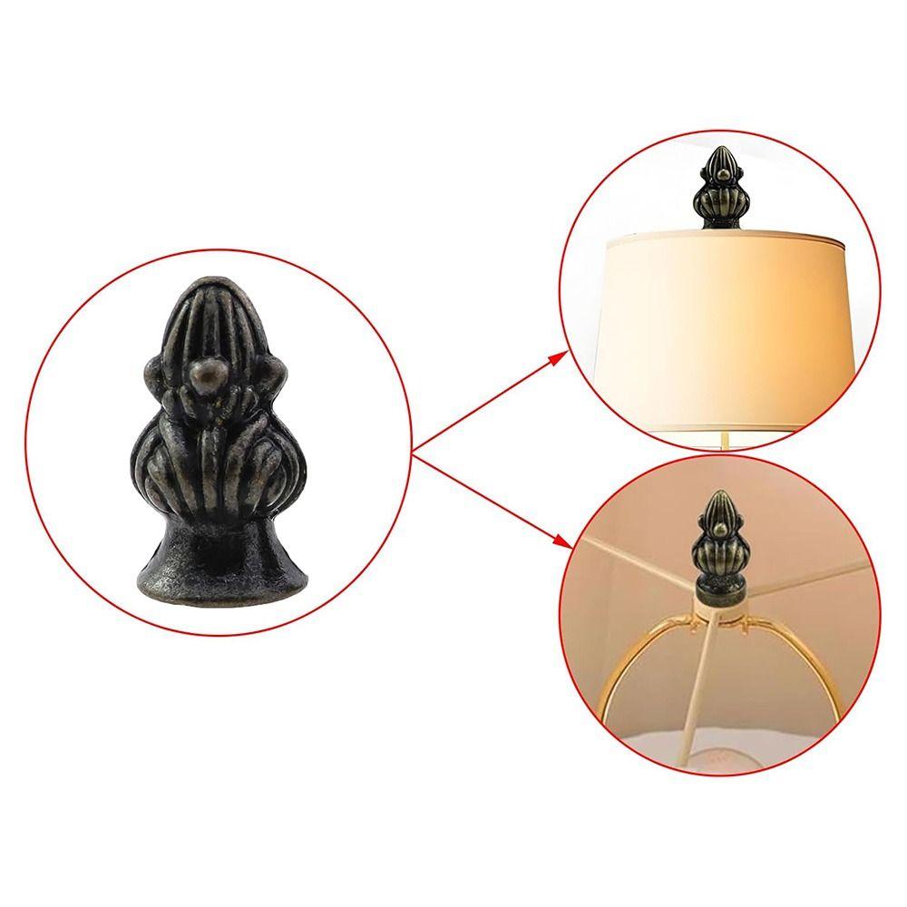Decorative Bronze Finish Lamps Harp Kit Standard DIY Lamp Shade Holder Universal Shade Bracket Table Lamp