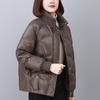 Women's 2024 Luxe Lightweight Down Cotton Jacket - Fashionable and Thin Winter Coat for Mothers