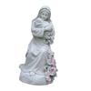 Artystyczna Religijna Statua Matki i Syna Figurka z Żywicy ze Światłem LED Dekoracje do Pokoju Dziecięcego Prezent na Dzień Matki Dla Nowej Mamy