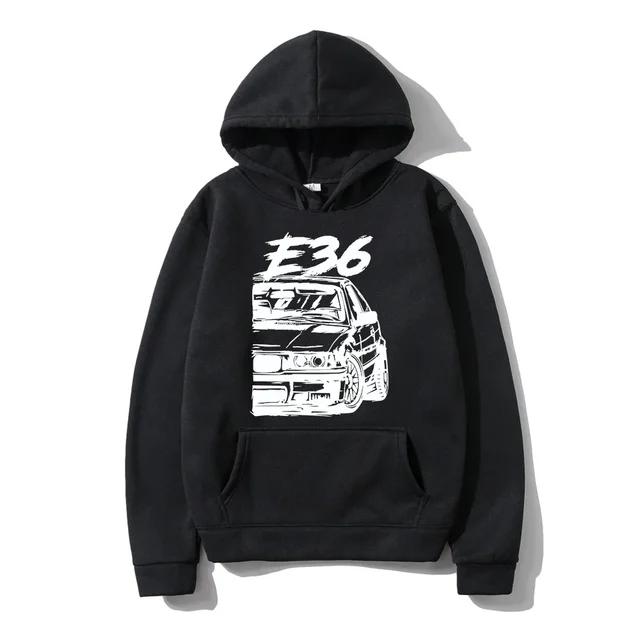 2025 Autumn/Winter Men's New Car Printed Hoodie Fashion High Quality Hip Hop Holiday Pure Cotton Pullover Sweatshirt Large Size
