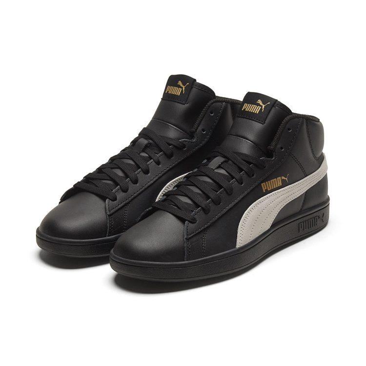 PUMA Smash V2 Mid 'Black White' 366924-11