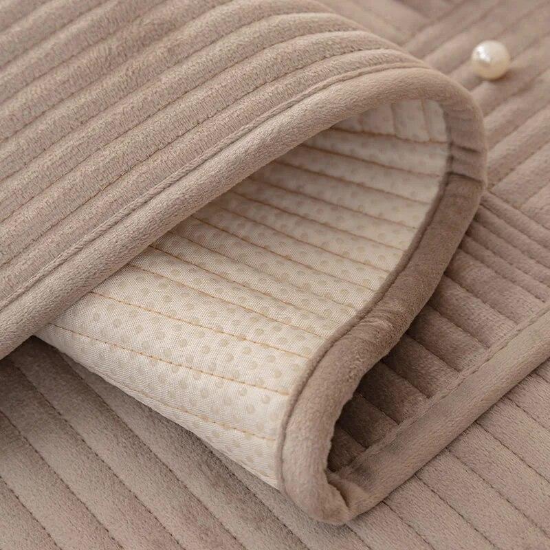 Thicken Plush Sofa Covers Anti Slip Removable Couch Protector for Pets Kids Living Room Home Soft Blanket