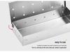 Stainless Steel Smoker Box for BBQ Seasoning with Charcoal & Fruit Wood