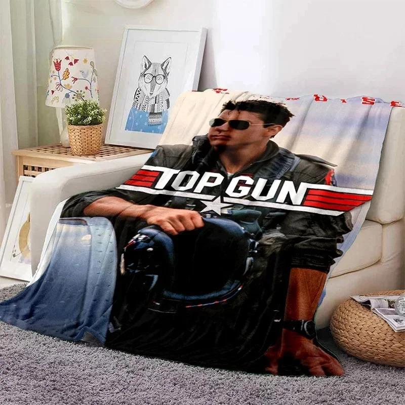 New Fashion Movie Top Gun: Maverick Soft Flannel Blanket For Bedroom Sofa Picnic,Throw Blanket Cover Outdoor Entertainment Gift