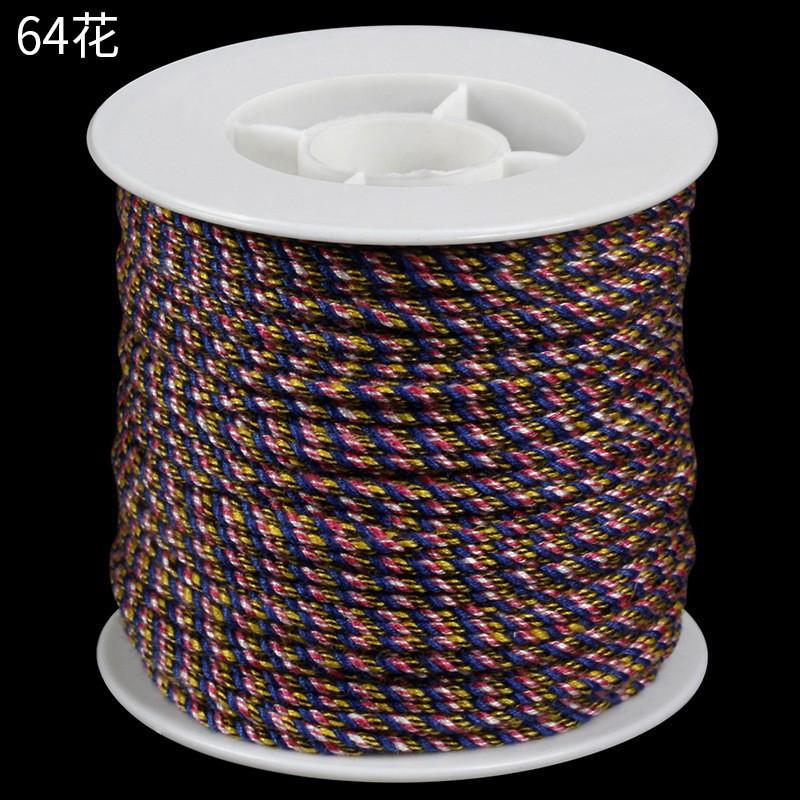 Large Roll Hand Rubbing Cotton Thread Rope Work In Progress Tibetan Play Rope Braided Rope Hemp Thread Pendant Rope Bracelet Rope Fringed Accessories