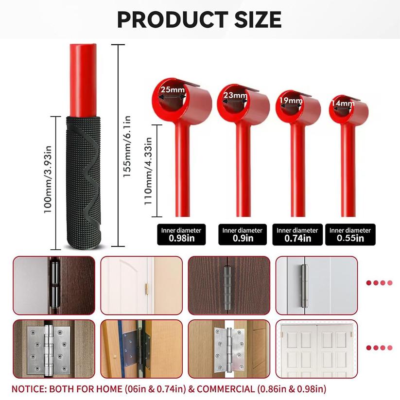 4-in-1 Hinge Gap Adjustment Tool Wrench, Household Heavy-duty Hinge Wrench, Hinge Gap Adjustment Wrench