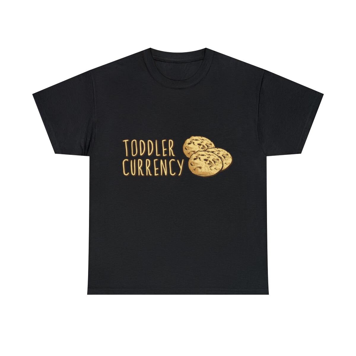 

Cookies Toddler Currency Graphic Tee Shirt, S-5XL 2XL