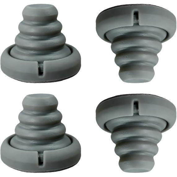 4PCS Car Silicone Cushion Pads, Universal Car Door Closing Silencer & Shock Absorber, Self-Adhesive Automotive Anti-Collision Buffer Protection