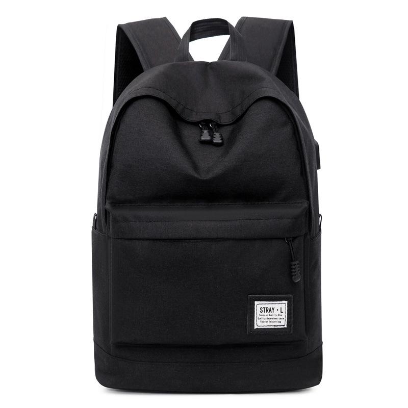New Backpack Casual Simple Primary and Secondary School Student Schoolbag Large Capacity Travel Computer Backpack