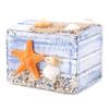 Ocean Themed Wooden Storage Box Portable Wooden Trinket Box Wooden Jewelry Box  Home Organization