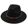 Minority Stage Top Hat Metal Feather Jazz Hat Men'S And Women'S Ethnic Style Felt Hat Tibetan Wool Hat