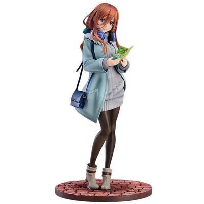 28cm Miku Nakano Anime The Quintessential Quintuplets PVC Action Figure Collection Kids1/6 Model Doll Gift